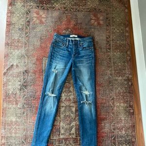 Madewell high rise skinny skinny 9inch